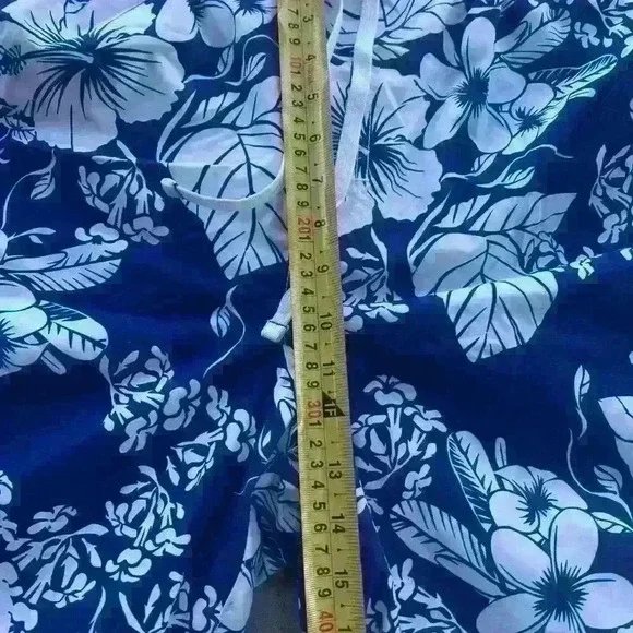 RoundTree & York Hawaiian Style Mens Swim Trunks Large - Picture 6 of 14